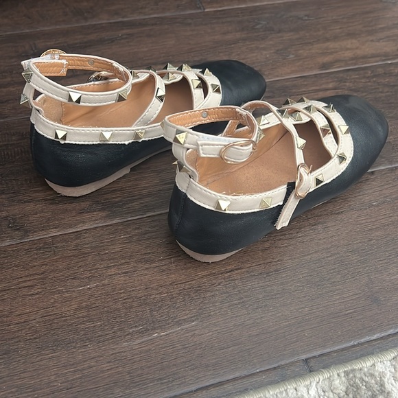 Rockstud ankle strap kids shoes - Picture 4 of 5